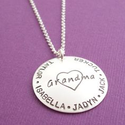 Pinterest: Grandmother Necklace with Names