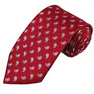 SMALL RED TEARDROP PAISLEY