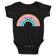 Kawaii Rainbow Baby Onesie