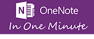 OneNote in One Minute – Tips & Tricks