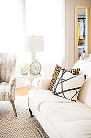 Perfect Pillow Pairing: Leopard + Channels - Arianna Belle