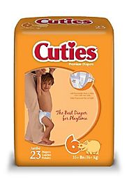 Cuties Jumbo Pack Diaper, Size 6, 92 Count
