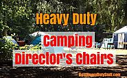 Best Heavy Duty Folding Camping Directors Chair Reviews - Best Heavy Duty Stuff