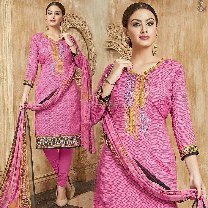 punjabi suit flower design