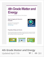 4th Grade Matter and Energy