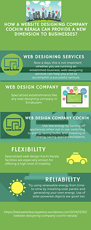 How a Website Designing Company Cochin Kerala Can Provide a New Dimension to Businesses?