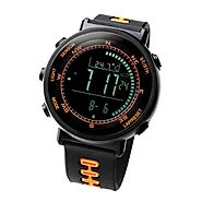 [Lad Weather] Swiss Sensor Watches Digital Compass Altimeter Weather Forecast Barometer Thermometer Alarm Calendar Ch...