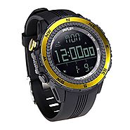 Pyle PSWWM82YL Digital Multifunction Sports Watch with Altimeter/Barometer/Chronograph/Compass and Weather Forecast (...