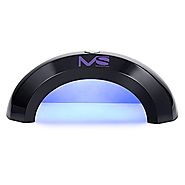 MelodySusie Portable LED Nail Lamp - Violetilac 6W Mini Nail Dryer Curing LED GEL Nail Polish Professionally - Black