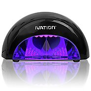 Ivation Professional LED Manicure Curing/Setting Lamp w/One Touch Presets – Polishes Look Glossier Nicer and Last Lon...