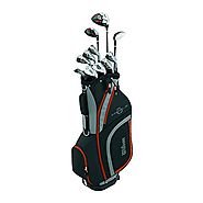 Wilson Men's Profile XLS Senior Complete Package Golf Set, Right Hand, Burnt Orange