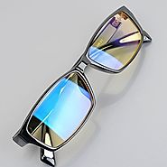 Pardus™ Full Rim Advanced Computer Video Gaming Glasses Eyewear Anti Blue-Light Glasses UV Protection (8832-1 Black)