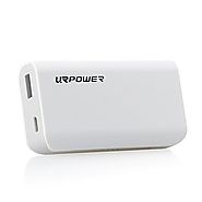 Power Bank, URPOWER 5200mAh Portable Charger External Battery Pack Backup Charger with LED Indicators and Flashlight ...