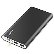 Power Bank, JETech 10,000mAh 2-Output Portable External Power Bank Battery Charger Pack for iPhone, iPad, iPod, Samsu...