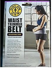Golds Gym waist trimmer belt - Adjustable size fits up to 50 inch waist trims...