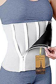 35"-60"waistline Neoprene 5 Zipper Adjustable Weight Loss Slimming Belt Waist Trimmer