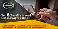 Top 5 Benefits to send text messages online
