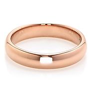 Alex's Rose Gold Plain Band Tungsten Ring - 3MM