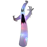 12 Ft Inflatable Portable Halloween Terrible Ghost Lanterns Indoors and Outdoors Decoration