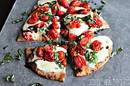Caprese Flatbread with Balsamic Reduction