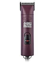 Andis ProClip AGC Super 2-Speed Detachable Blade Clipper, Professional Animal Grooming, Burgundy, AGC2 (22360)