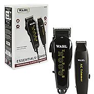 Wahl Professional Essentials Combo #8329 – Features the Taper 2000 Clipper and AC Trimmer – Great for Barbers, Stylis...