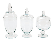 Glass jar set