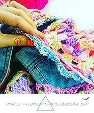 Fringed Crochet Denim Jacket Refashion | Fashion DIY Tutorial + Free Crochet Pattern