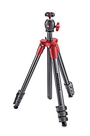 Manfrotto MKCOMPACTLT-RD Compact Tripod (Red)
