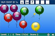 Balloon Pop Skip Counting Game