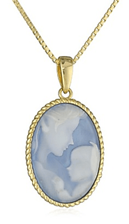 Mother and Child Cameo Necklace