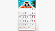 Calendario de pared grapado - Calendarios personalizados empresa