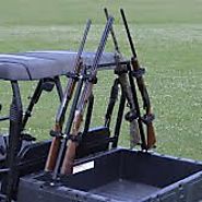 Great Day Sporting Clays UTV Gun Rack Model QD804SC It attaches securely to the sides of the cargo bed with use of la...