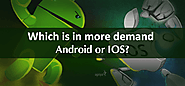 Which is in more demand Android or iOS Application Development?