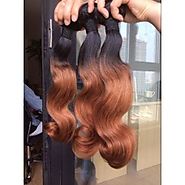 Short and Long Natural Hair Ombre Extensions Weave