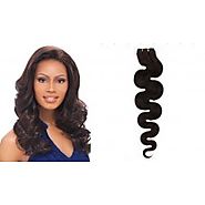 30 Inches Long Body Wave Color 1B Indian Weave