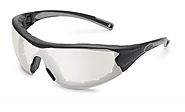 Gateway Safety 21GB80 Swap Wraparound Hybrid Eye Safety Glasses/Goggles, Clear Lens, Black Frame with Foam Edge