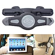 Cage Sents Universal 360° degree adjustable Rotating Tablet Car back seat Headrest holder Grip Mount for apple iPad, ...