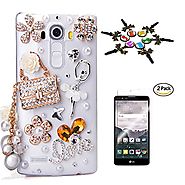 LG Stylo 2 V Case, STENES 3D Handmade Luxury Crystal Sparkle Rhinestone Cover for LG G Stylo 2 /G Stylo 2 Plus with S...