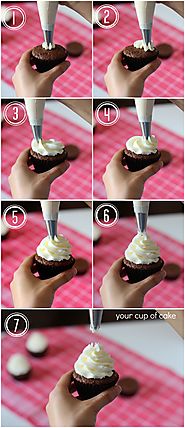 Cupcake Piping Tutorial - Your Cup of Cake