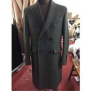 Fashionable And Classic Double Breasted Overcoat For Mens