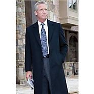 Get Royal Look With Navy Blue Overcoat