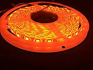 Apatner 16.4ft SMD5050 Orange Flexible LED Strip Lights, 5M 300 LEDs ribbon Led Light Lamp, Waterproof, DC12V For XMAS