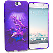 HTC Aero One A9 Purple Dolphin TPU Design Soft Rubber Case Cover :: ShopPhoneCases.com