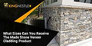 What Sizes Can You Receive in the Stone Veneer Cladding?