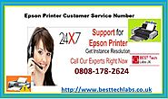 Toll Free UK +44-808-178-2624 Epson Printer Customer care Number UK