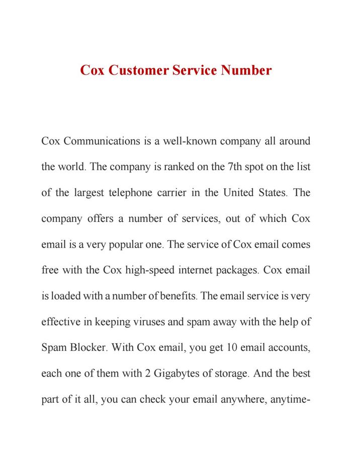 How to Forward Cox Email to Another Email Account? A Listly List