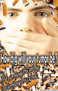 How Big Will Your Tumor Be? A Teen Anti-Tobacco Poster