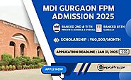 MDI Gurgaon opens FPM Applications for 2025