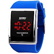 Kids Touch Screen Outdoor Blue Sports Watch with LED, Digital for Boys Girls - FIZILI